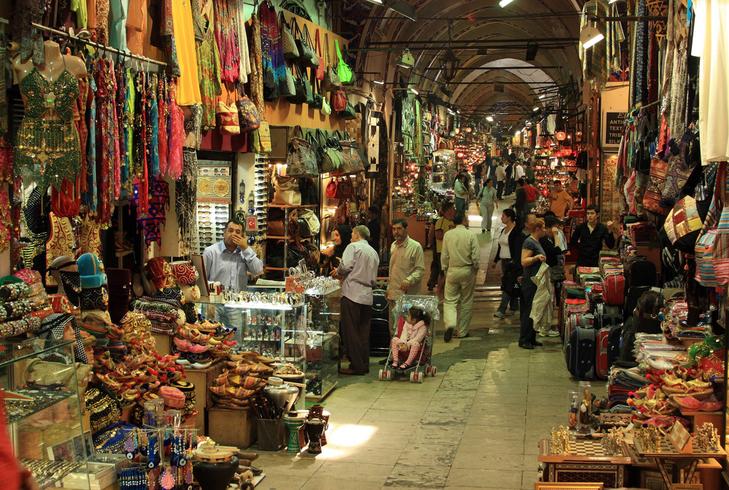 The Grand Bazaar in Istanbul