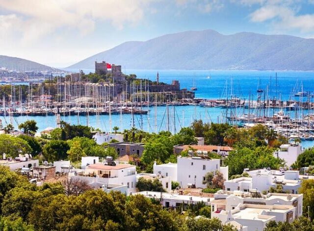 Visiting Bodrum from the Bozburun Peninsula